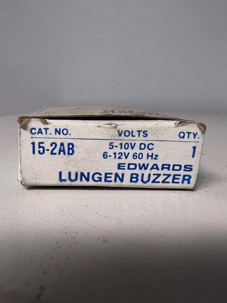 NIOB Edwards 15-2AB Lungen Mini Buzzer 5-10V DC 6-12V AC