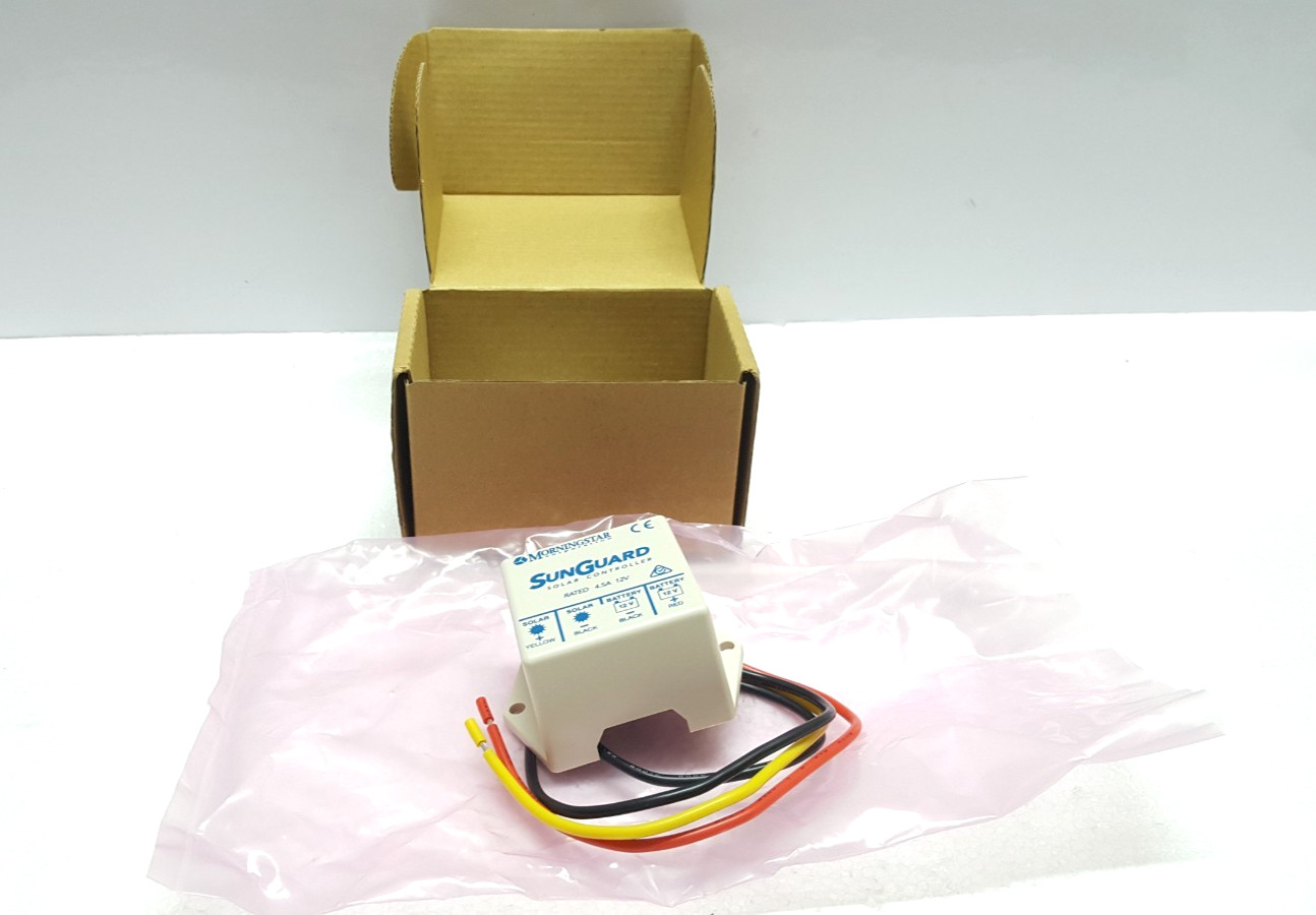 MORNINGSTAR SUNGUARD-4 SUNGUARD SOLAR CONTROLLER RATED 4.5A 12V SG-4
