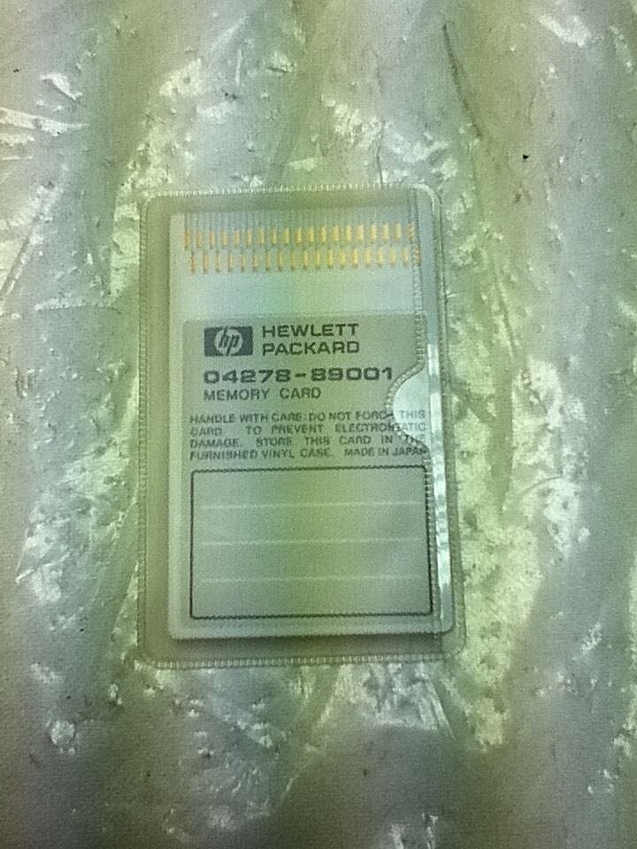 HP 04278-89001 Memory Card