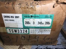 Vintage NEW General Electric SWING-WA Single Branch Unit - 200A 3 Pole 240VAC picture