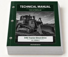 Technical Repair Manual fits Caterpillar D4E Tractor Direct Drive All Serials picture