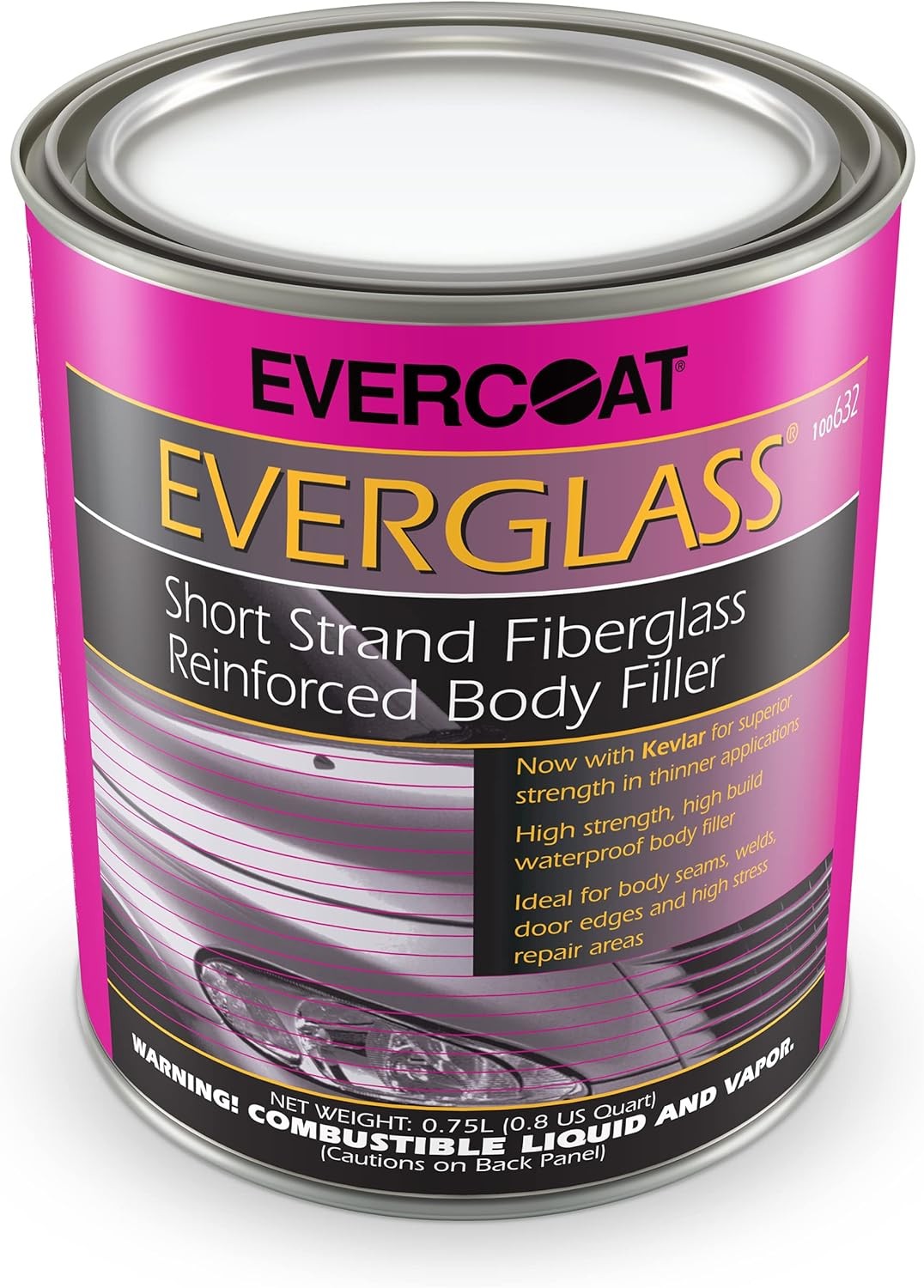 Evercoat Everglass Short Strand Fiberglass Reinforced Filler - Waterproof Filler
