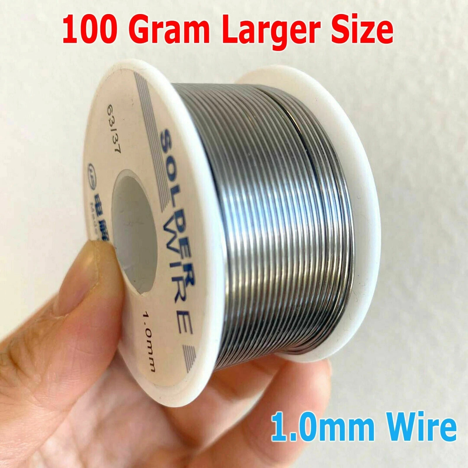 100g 63 37 Tin Rosin Core Solder Wire Electrical Soldering Sn60 Flux .031\