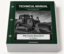 Technical Repair Manual fits Caterpillar D4D Tractor Direct Drive All Serials picture