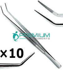 10 Pcs Dental College Tweezer 16cm Pliers Cotton Surgical Diagnostic Instruments picture