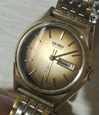 Working SEIKO Quartz Watch Gold picture