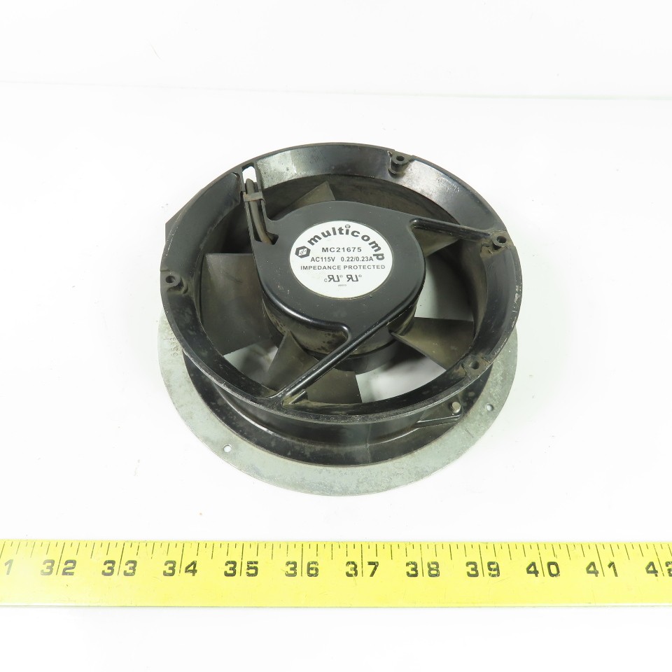 Multicomp MC21675 AC Axial Fan 115V 0.22/0.23A Impedance Protected