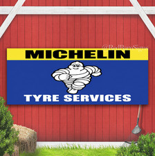 Michelin Tyre Services Indoor Outdoor Banner Sign with grommets picture