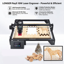 LONGER Ray5 10W Engraver with Engraving Area 400x400mm 3.5'' Touchscreen 3 picture