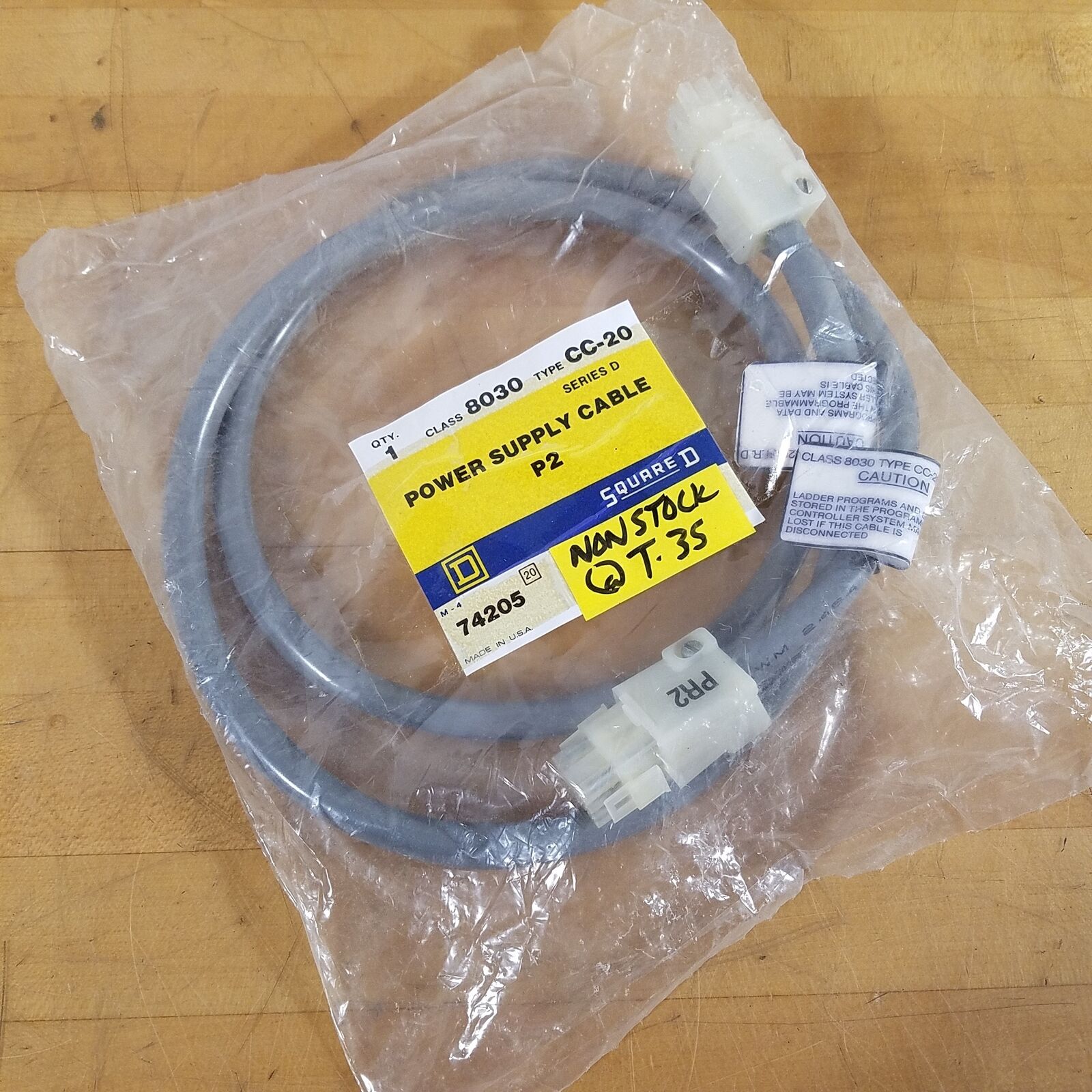 Sy/max 8030-CC-20 Power Cable, 60 Inch, P2 Connector - NEW