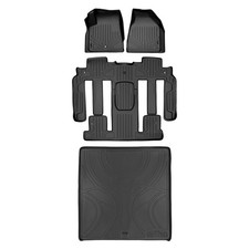 SMARTLINER Custom Fit 2 Row & Cargo Liner Behind The 2nd Row Floor Mat Liner ... picture