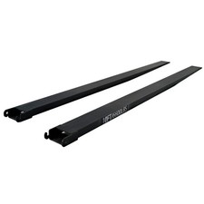 10FT Industrial Forklift Fork Extensions Black | All-Welded Steel | 6,600 lb picture