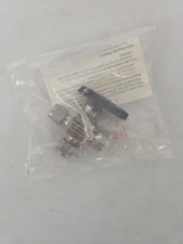 Swagelok SS-42GXS4 1/4” 40 Series Tubing 1 Piece 3-WayBall Valve Stainless Steel picture