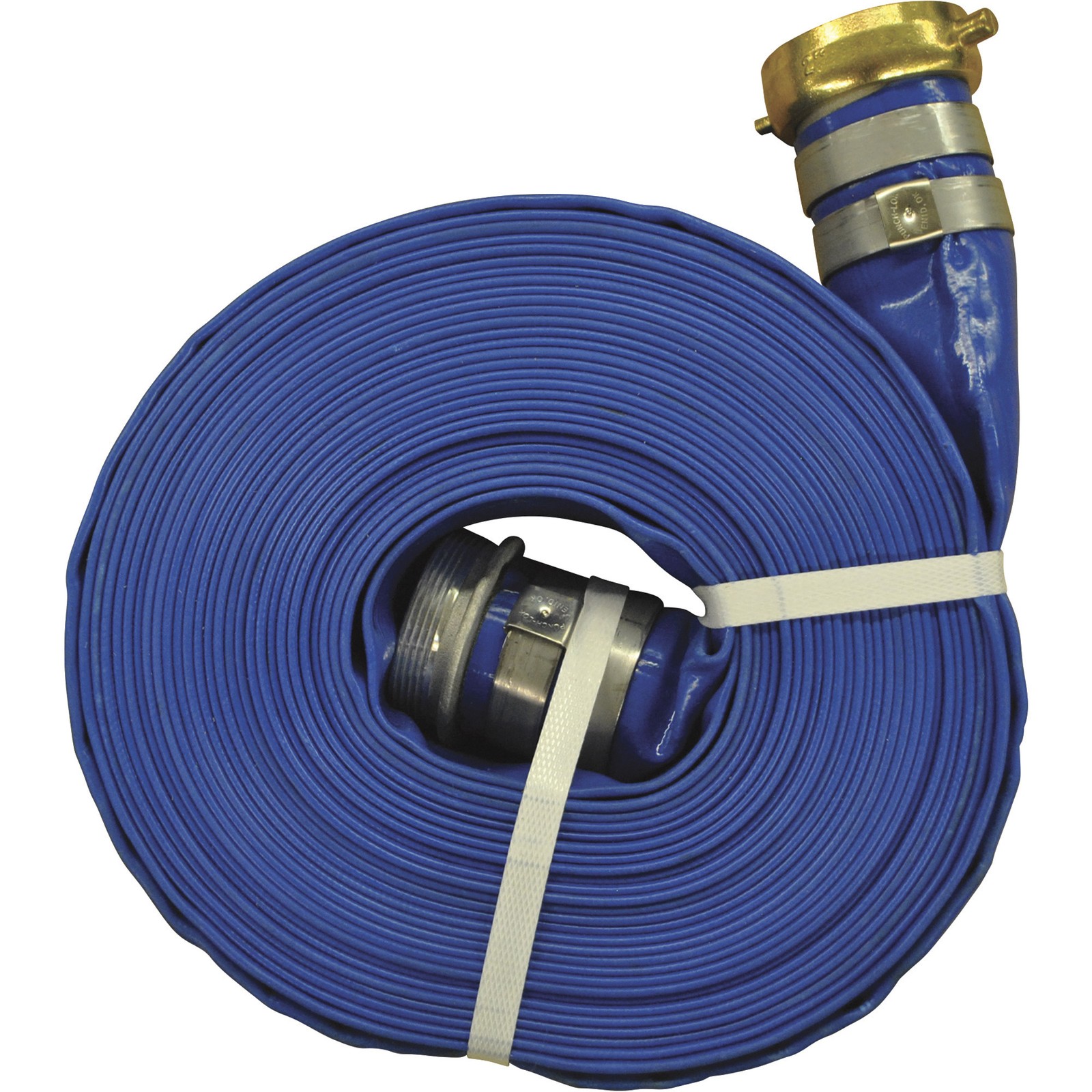 JGB Enterprises Water Pump Discharge Hose, 2in. I.D. x 50ft., MxF NPSM Thread,
