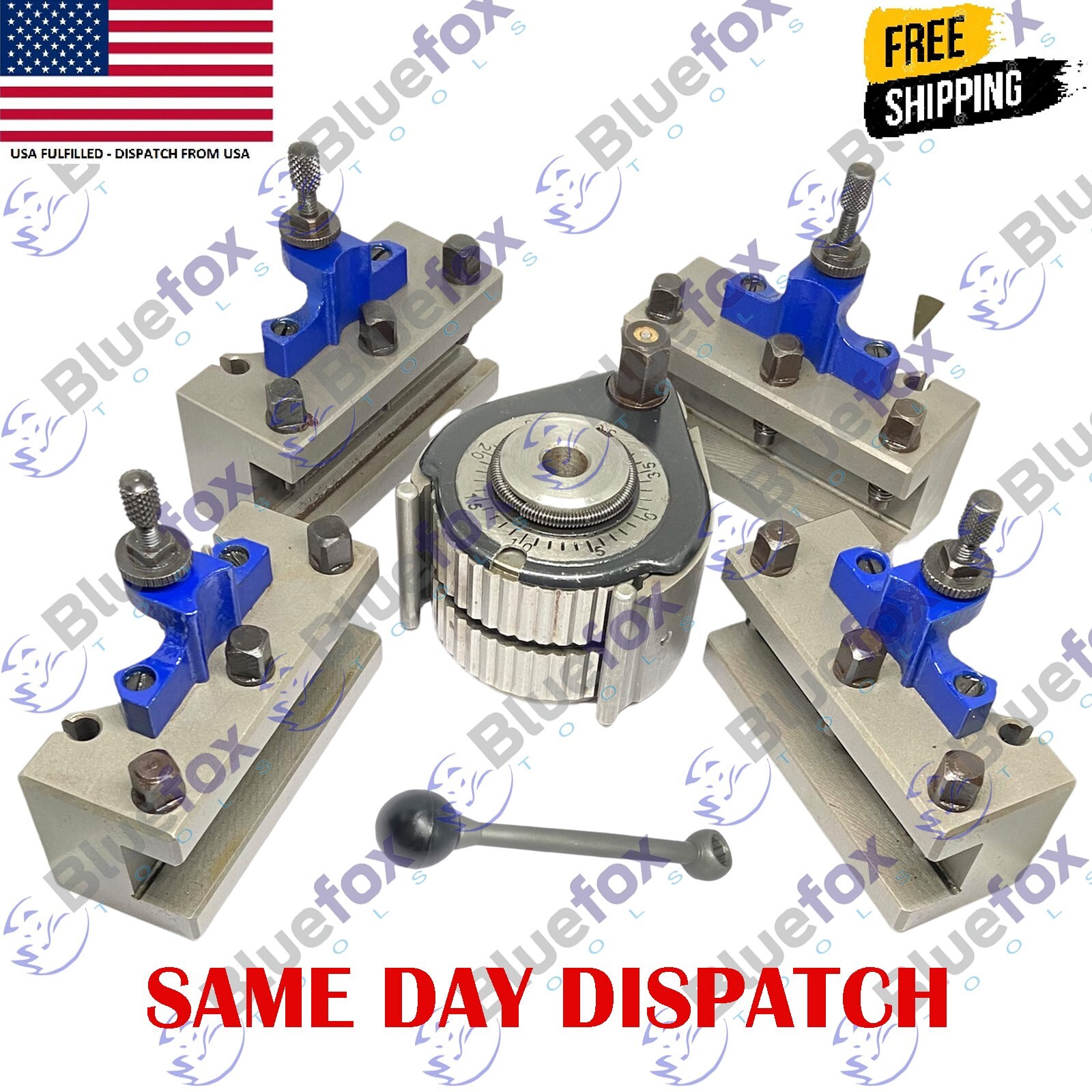 A1 40Position Quick Change Tool Post Kit For 150-300mm Lathe 6