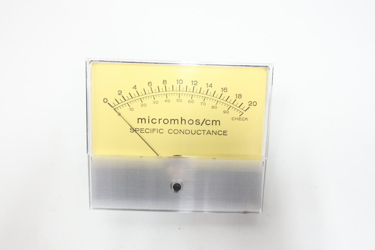 Weston 7541 85252 Specific Conductance Panel Meter 0-20micromhos/cm