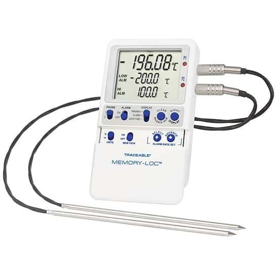 NEW OPEN BOX Traceable 6459 Memory-Loc Cryogenic Data Logger w/ 2 SS Probes NEW OPEN BOX Traceable 6459 Memory-Loc Cryogenic Data Logger w/ 2 SS Probes