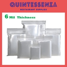 18'' x 24'' = 6 Mil Thick Clear Zipper Reclosable Poly Bags by Quintessenza picture