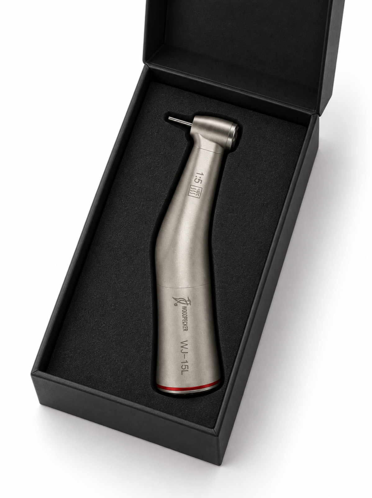 New Woodpecker 1:5 Contra Angle LED Handpiece WJ-15L.