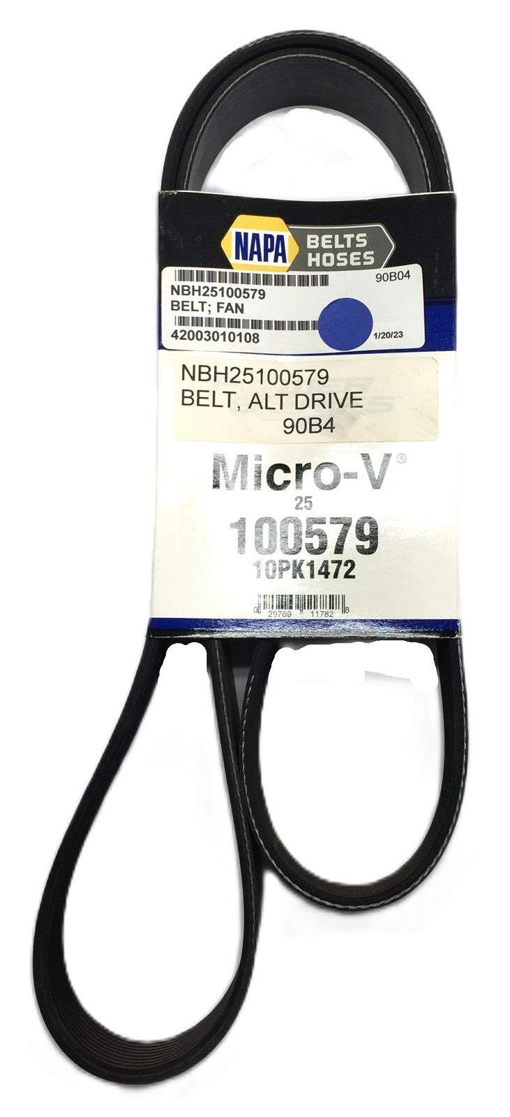 Napa Power Series Micro-V Belt 100579 NOS