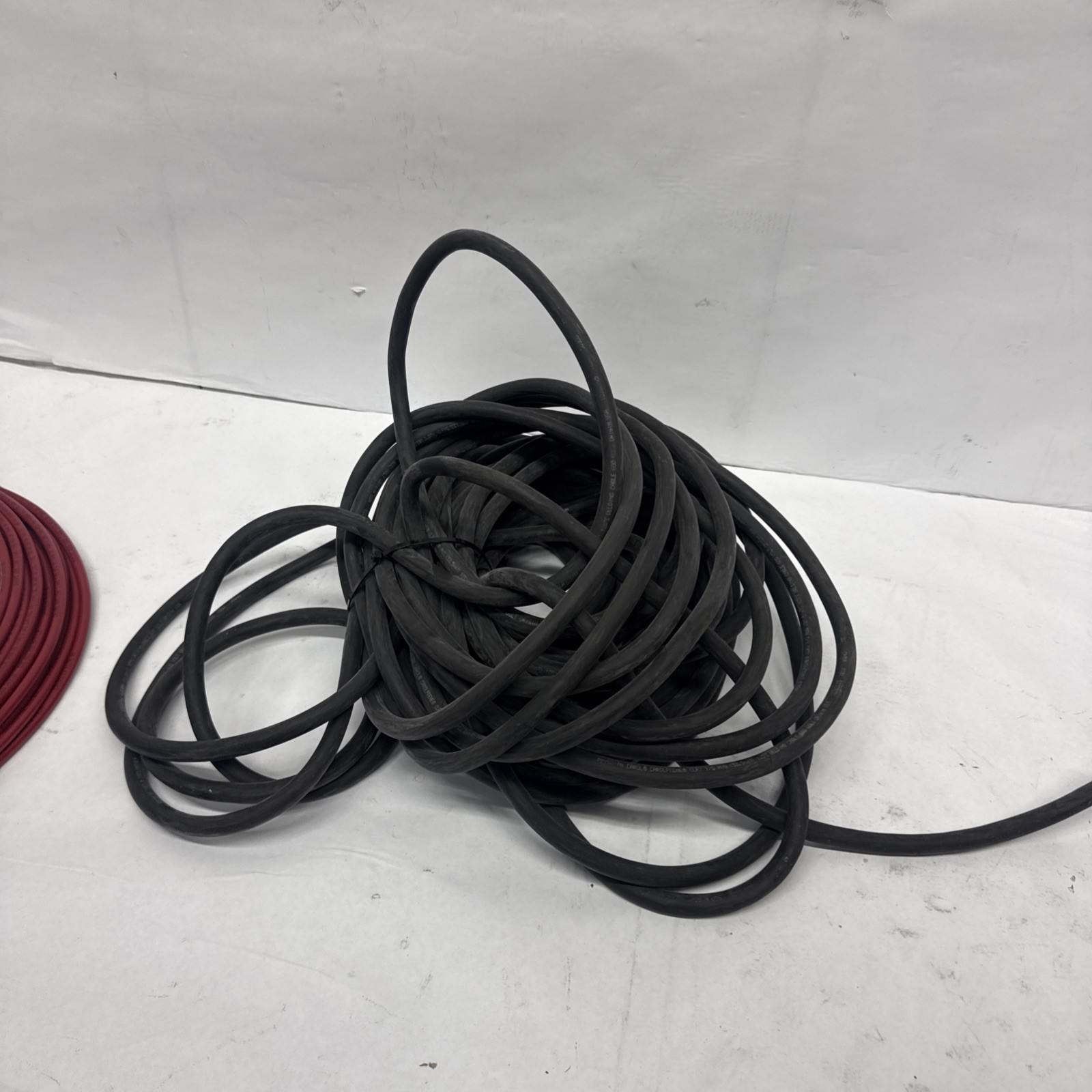 100' Carol USA MADE Carolprene 1/0 AWG K WELD Welding Cable 600V Black