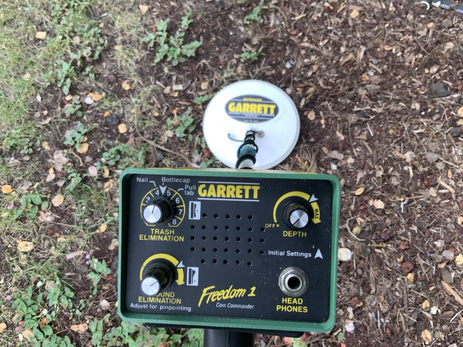 Vintage Garrett Metal Detector Coin Commander Deepseeker Tested And Works