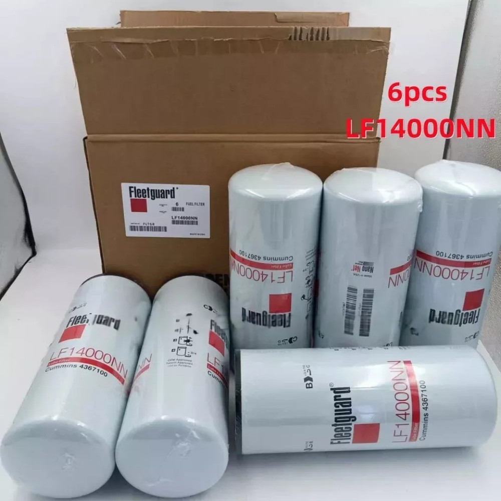 6 Pack Fleetguard LF14000NN Oil Filter Cummins ISX 4367100 NEW 6 Pack Fleetguard LF14000NN Oil Filter Cummins ISX 4367100 NEW