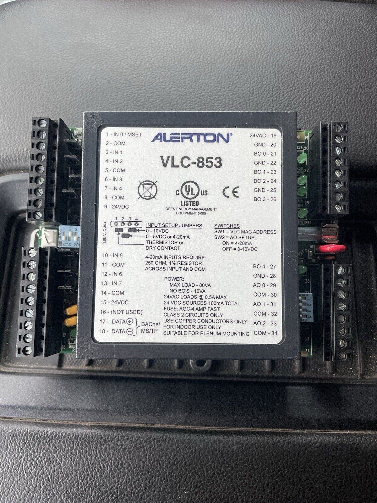 Alerton VLC-853 Controller Module. Cleaned & Tested