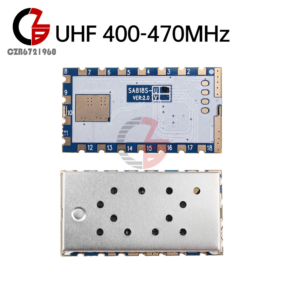 SA818S Walkie Talkie Module 400-470MHz UHF Radio Module Amateur Radio SA818S Walkie Talkie Module 400-470MHz UHF Radio Module Amateur Radio