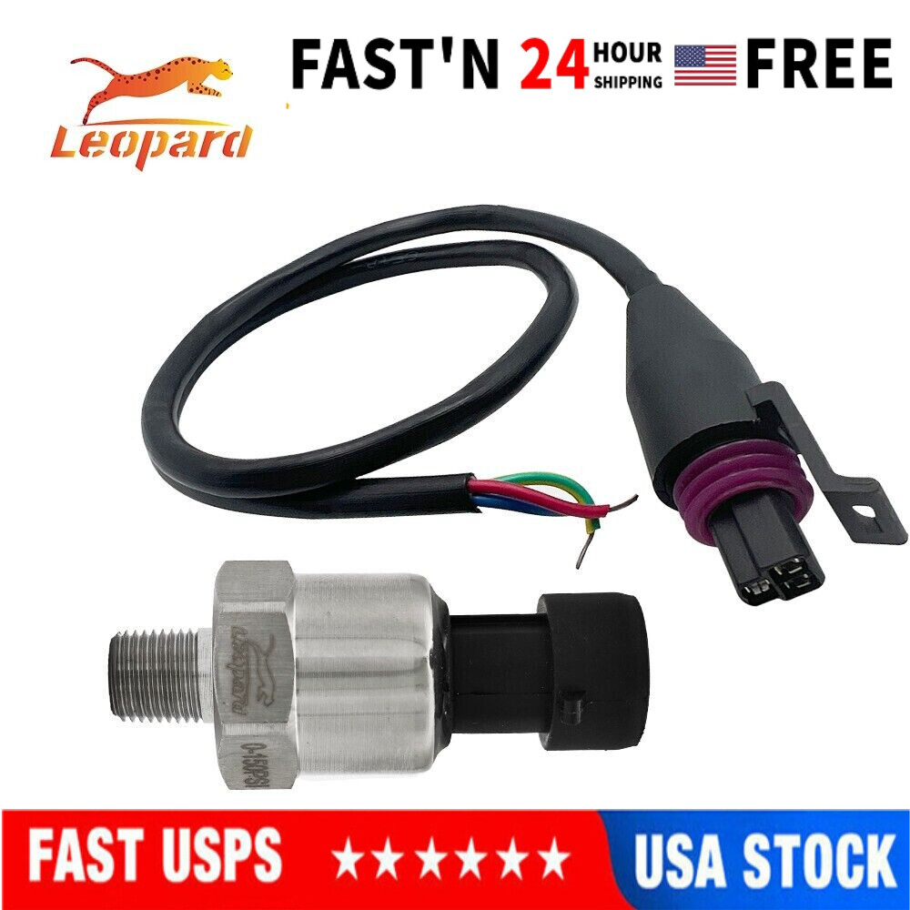 150Psi 1/8NPT Stainless Pressure Transducer Sender Sensor For Oil Air Fuel Gas 150Psi 1/8NPT Stainless Pressure Transducer Sender Sensor For Oil Air Fuel Gas