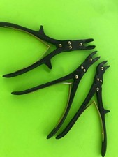 Leksell Stille Ruskin Bone rongeurs Forceps Gouge Surgical Instruments 3 Pcs Set picture