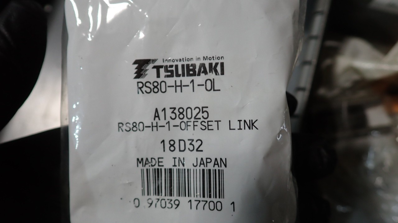 Tsubaki RS80-H-1-OL Offset Connecting Link