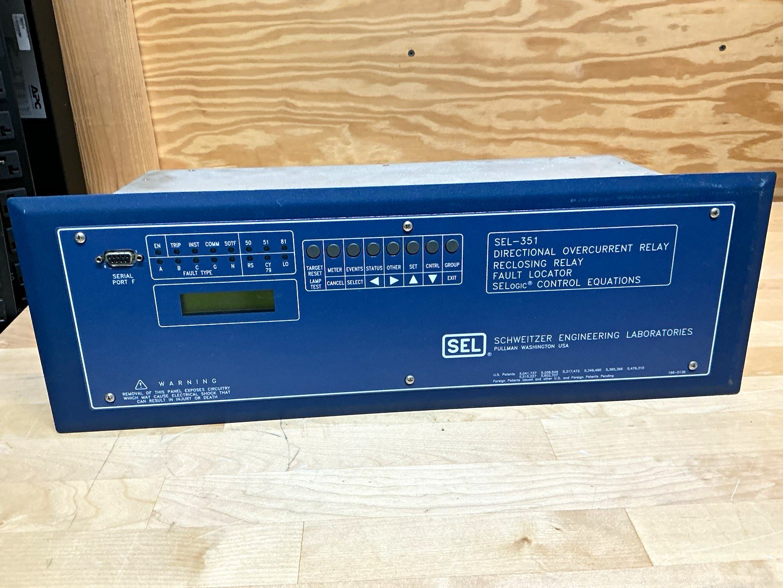 Schweitzer SEL-351 Directional Overcurrent Relay Fault Locator 035171335522X1