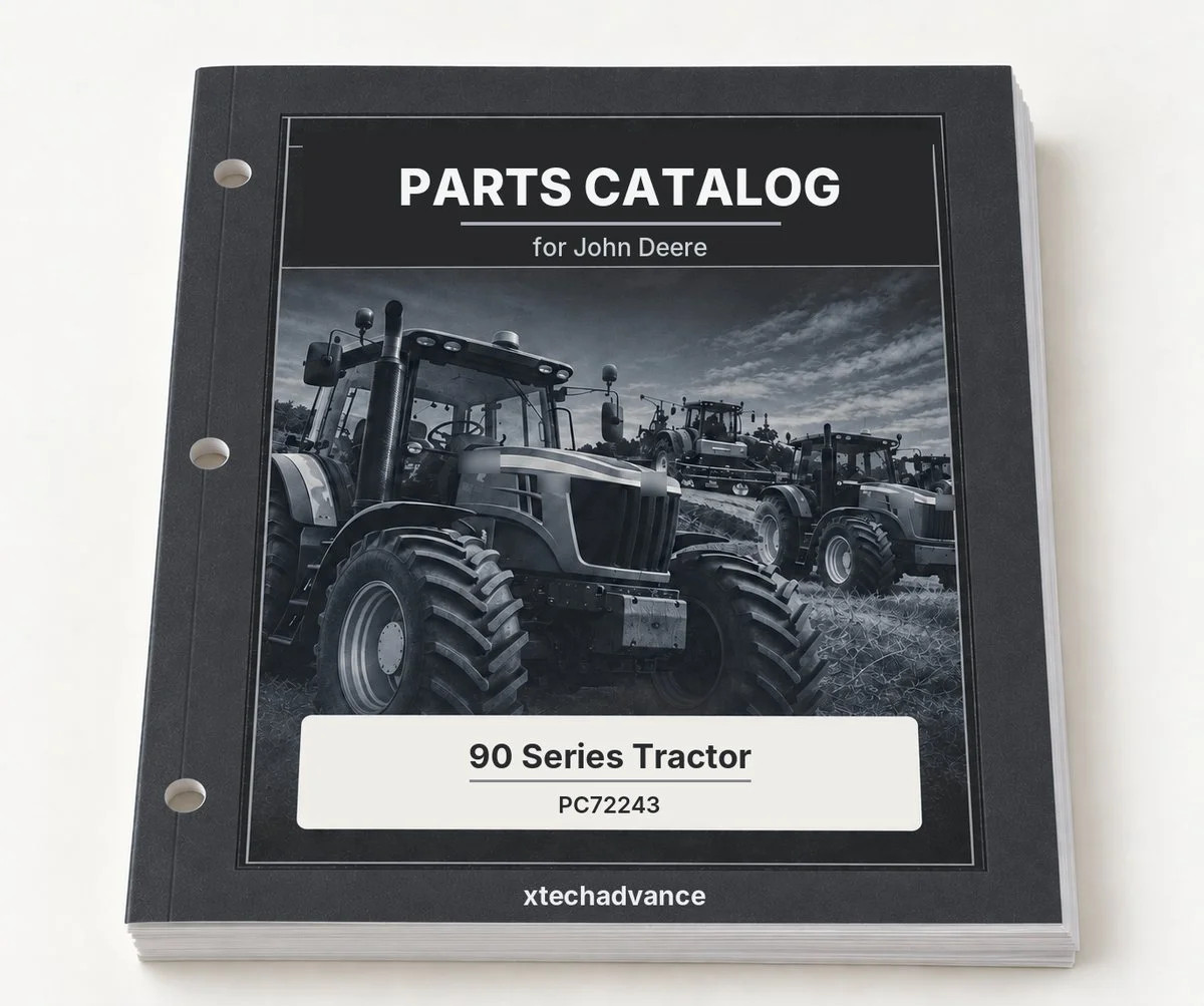 Parts Catalog fits John Deere 90 Series Tractor PC72243