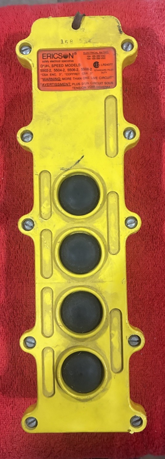 Ericson 5504-2  2 Speed 4 Button Pendant