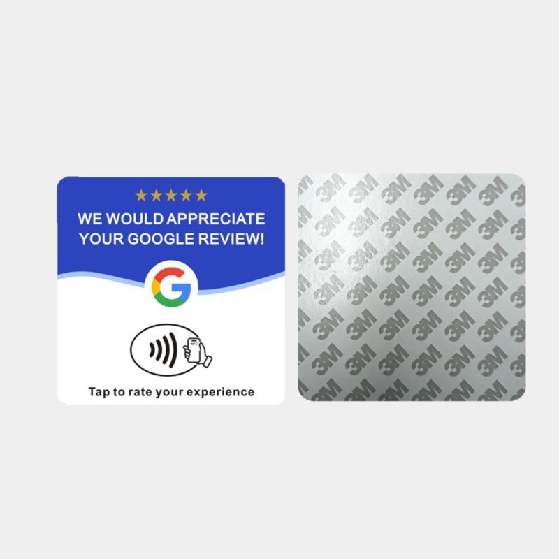 Bulk Lot NFC Review Tap Stand Acrylic Table Sticker for Google INS TikTok FB