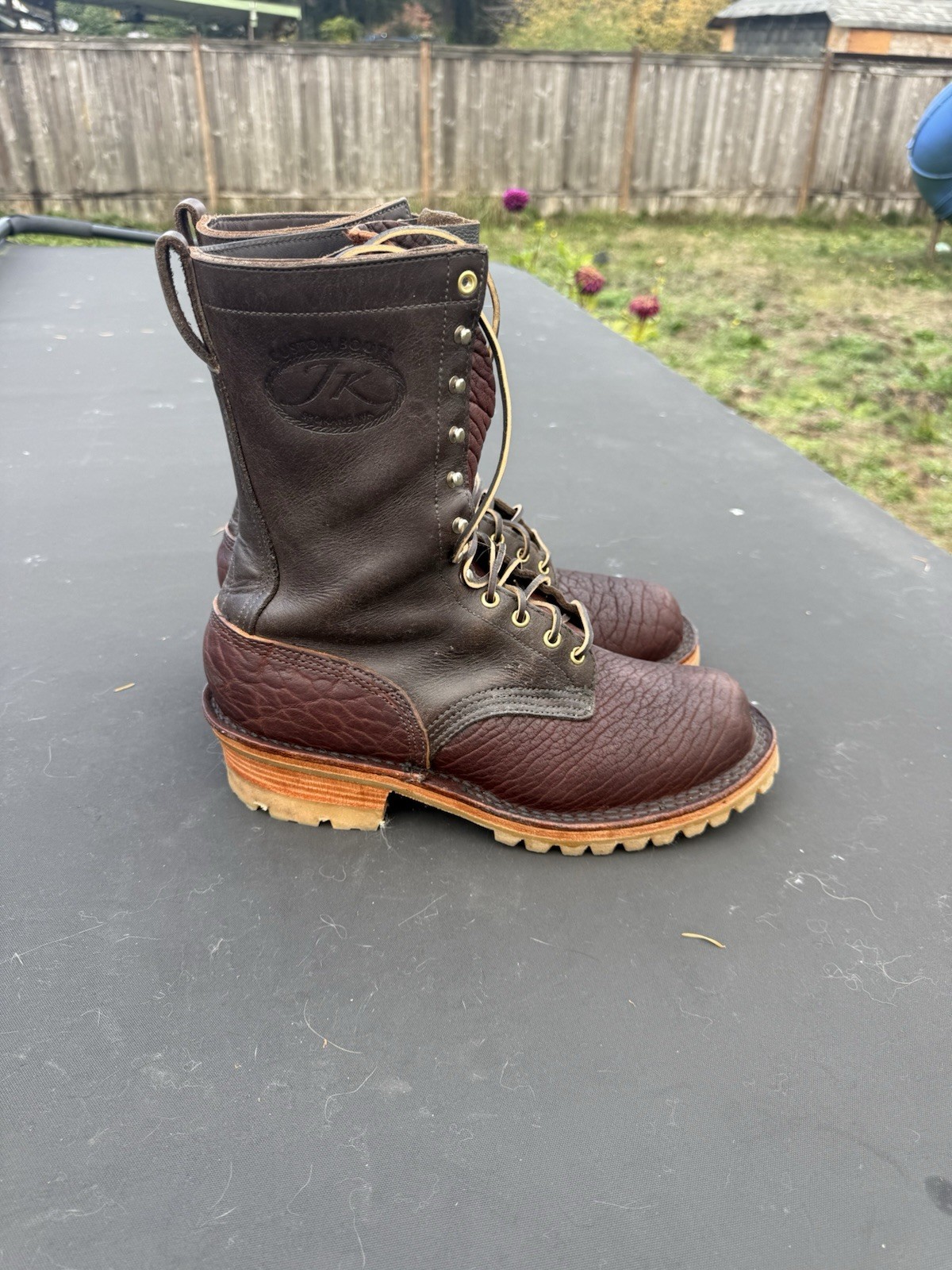 JK Boots Super Duty Prairie Bison 11 4E Rebuilt 360 Stitchdown