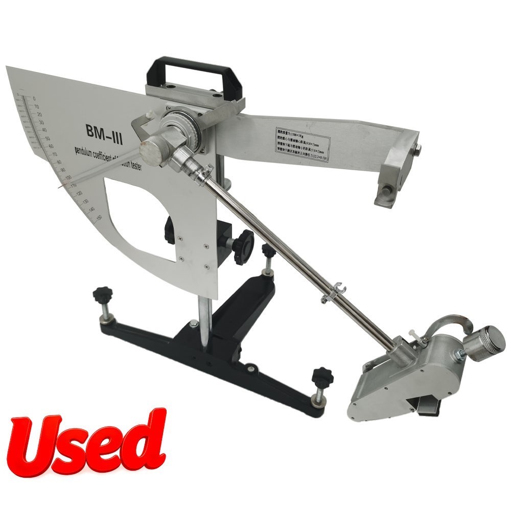 USED Pendulum Friction Coefficient Tester Highway Bridge Resistance Testing Tool