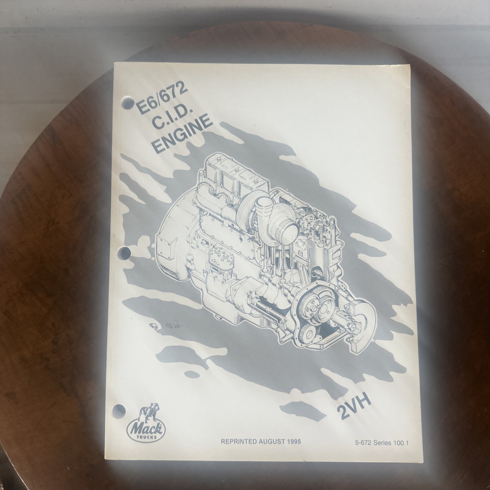 MACK TRUCK ENGINE E6 672 CID 2VH OVERHAUL Repair Shop Service Manual Guide Book