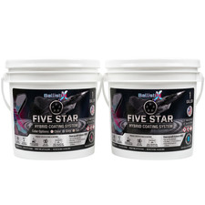 BallistiX Five Star 85% Solids Hybrid Garage Floor Coating 2 Gal Kit UV Stable picture