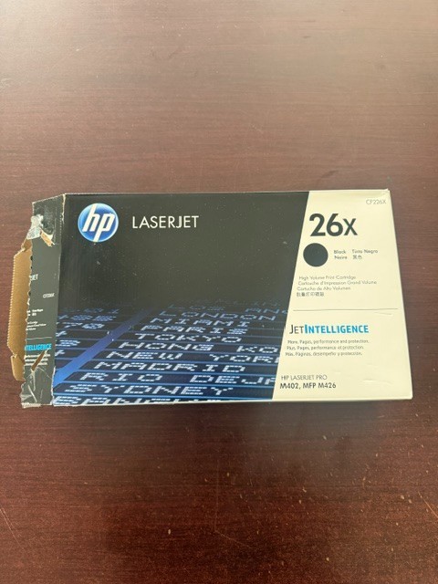 Genuine HP 26X CF226X High Yield Black Toner LaserJet Pro M402 M426 OEM New OB