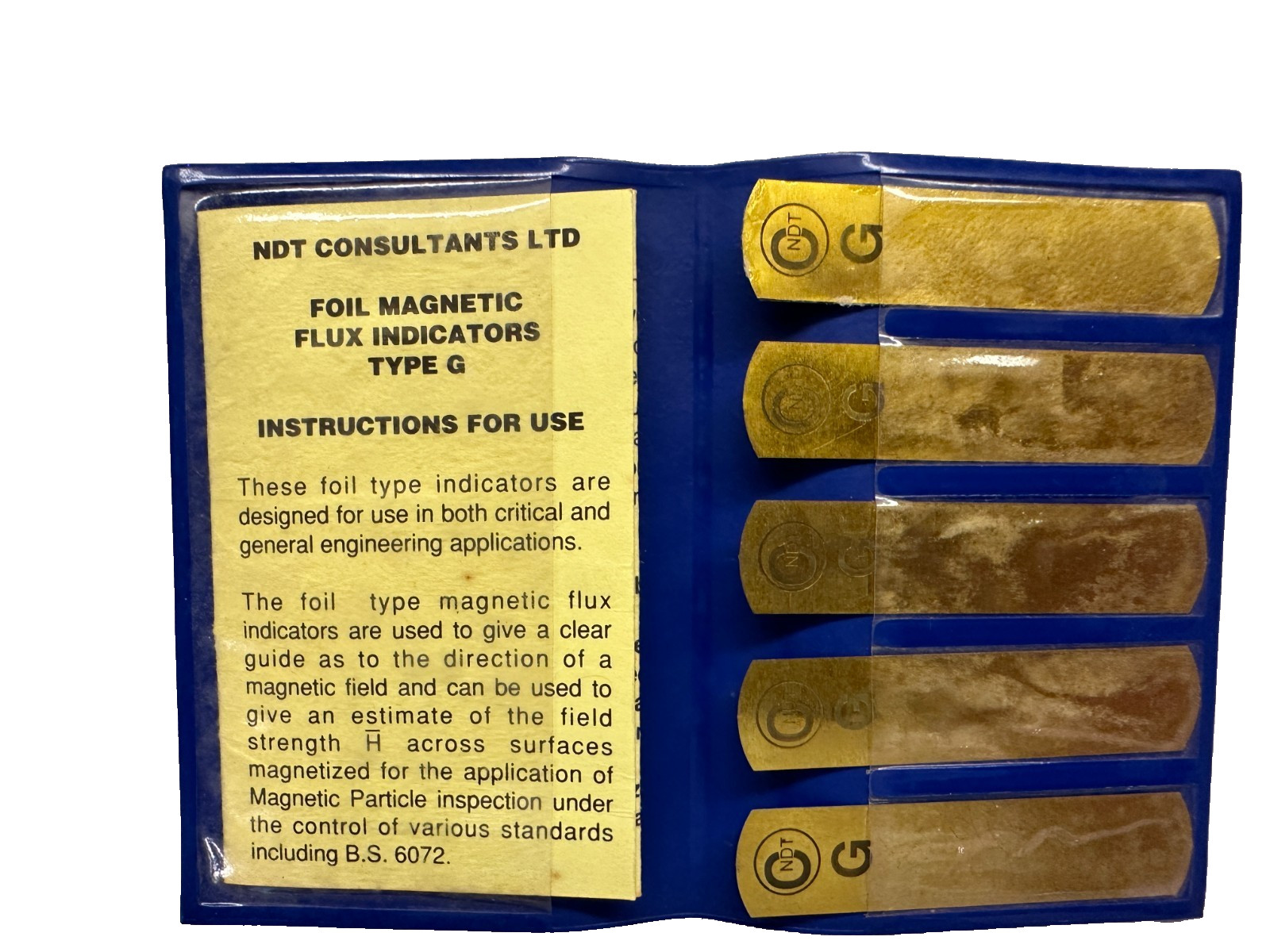 Castrol Strips - Magnetic Field Flux Indicator Strips - Type G