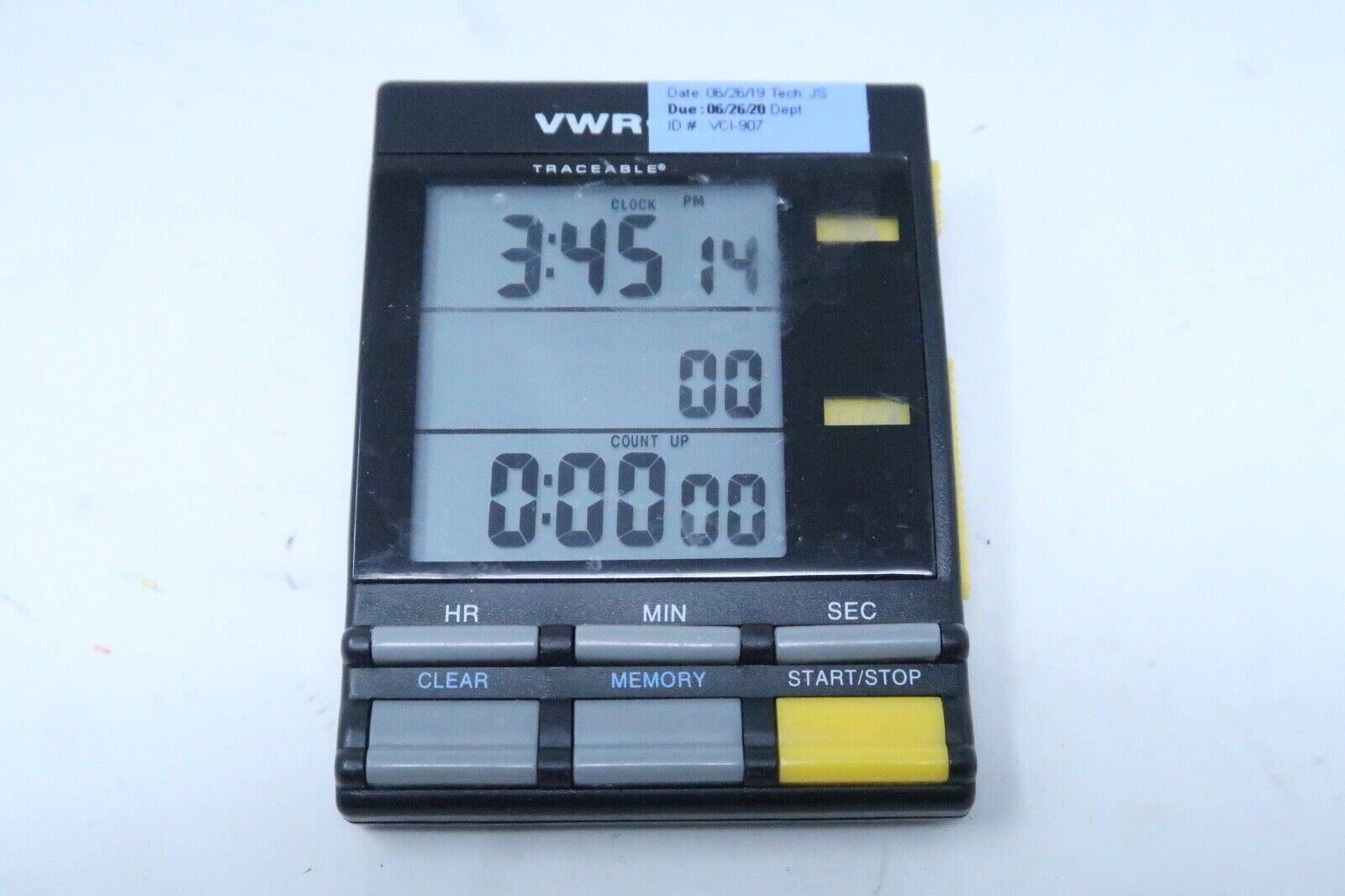 VWR #62344-588 Traceable calibration stopwatch & timer, Laboratory Wall Clock