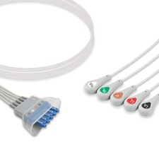 5-Lead ECG Cable Philips IntelliVue Snap 0.9m | EL-TPH5-90S-A picture