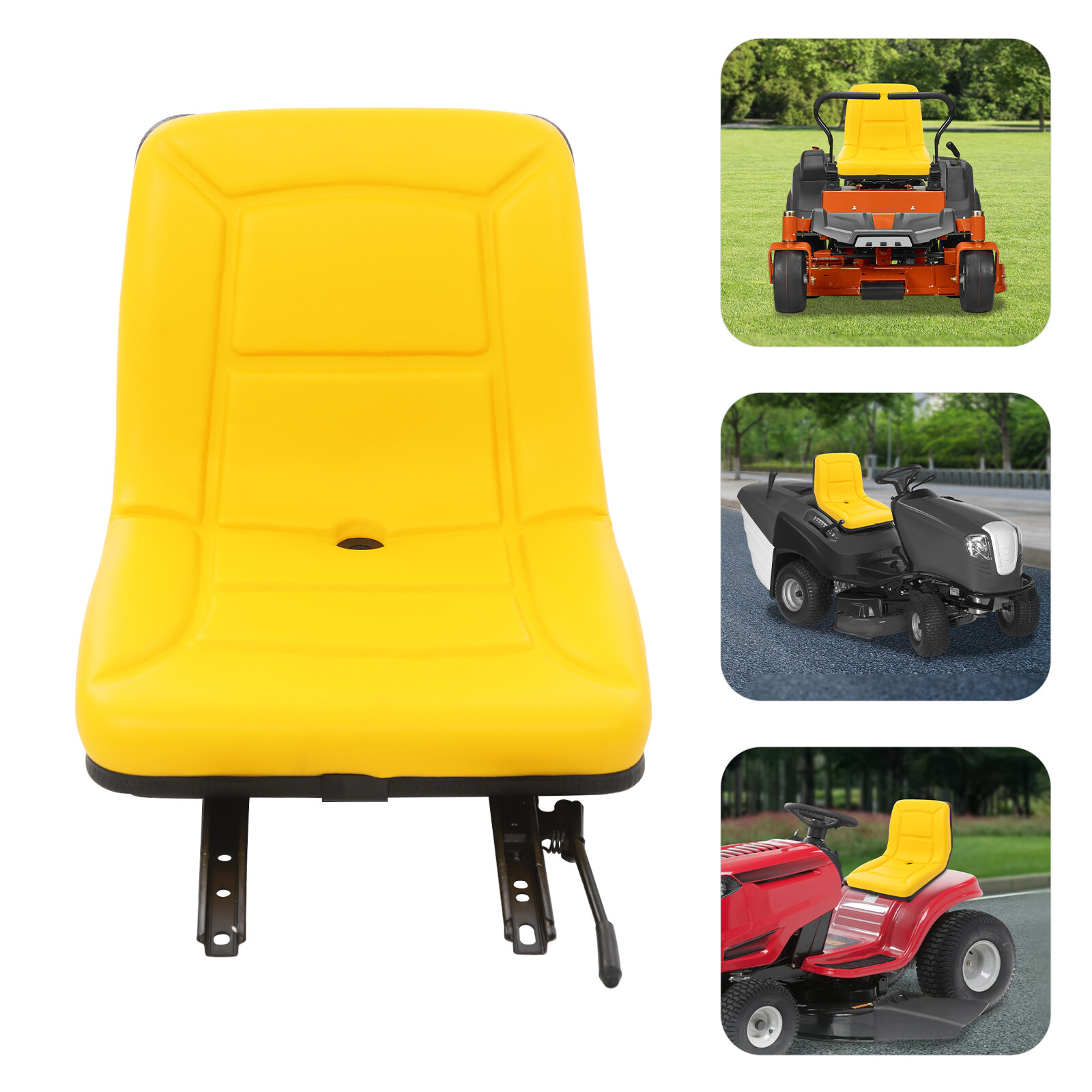 Universal Tractor Seat Mower Seat Compact Tractor Seat Adjustable 100kg/220.46lb Universal Tractor Seat Mower Seat Compact Tractor Seat Adjustable 100kg/220.46lb