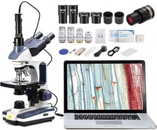 SWIFT Trinocular Compound Microscope SW350T,40X-2500X Magnification,Siedentopf H picture