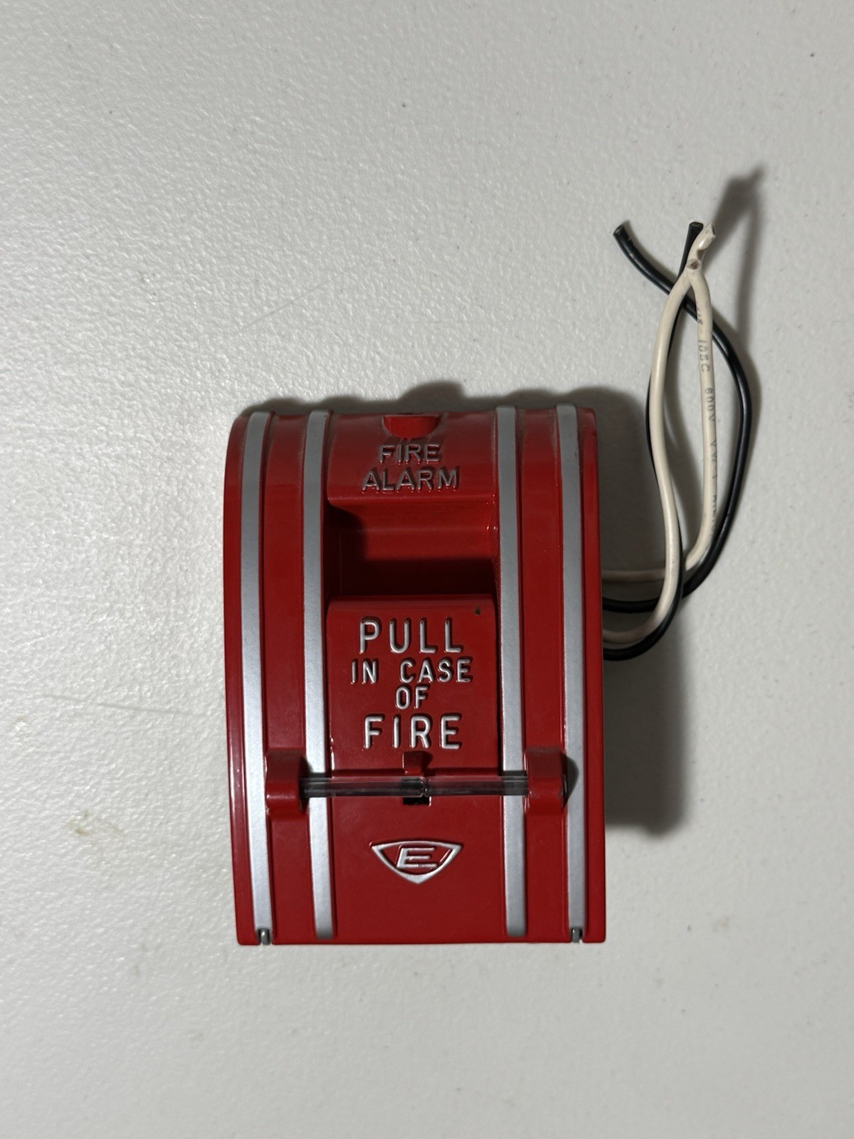 Edwards 270A-SPO Non-Coded Fire Alarm Pull Station Local Alarm Vintage Red