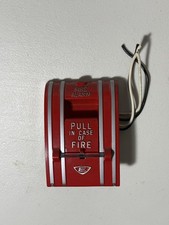 Edwards 270A-SPO Non-Coded Fire Alarm Pull Station Local Alarm Vintage Red picture