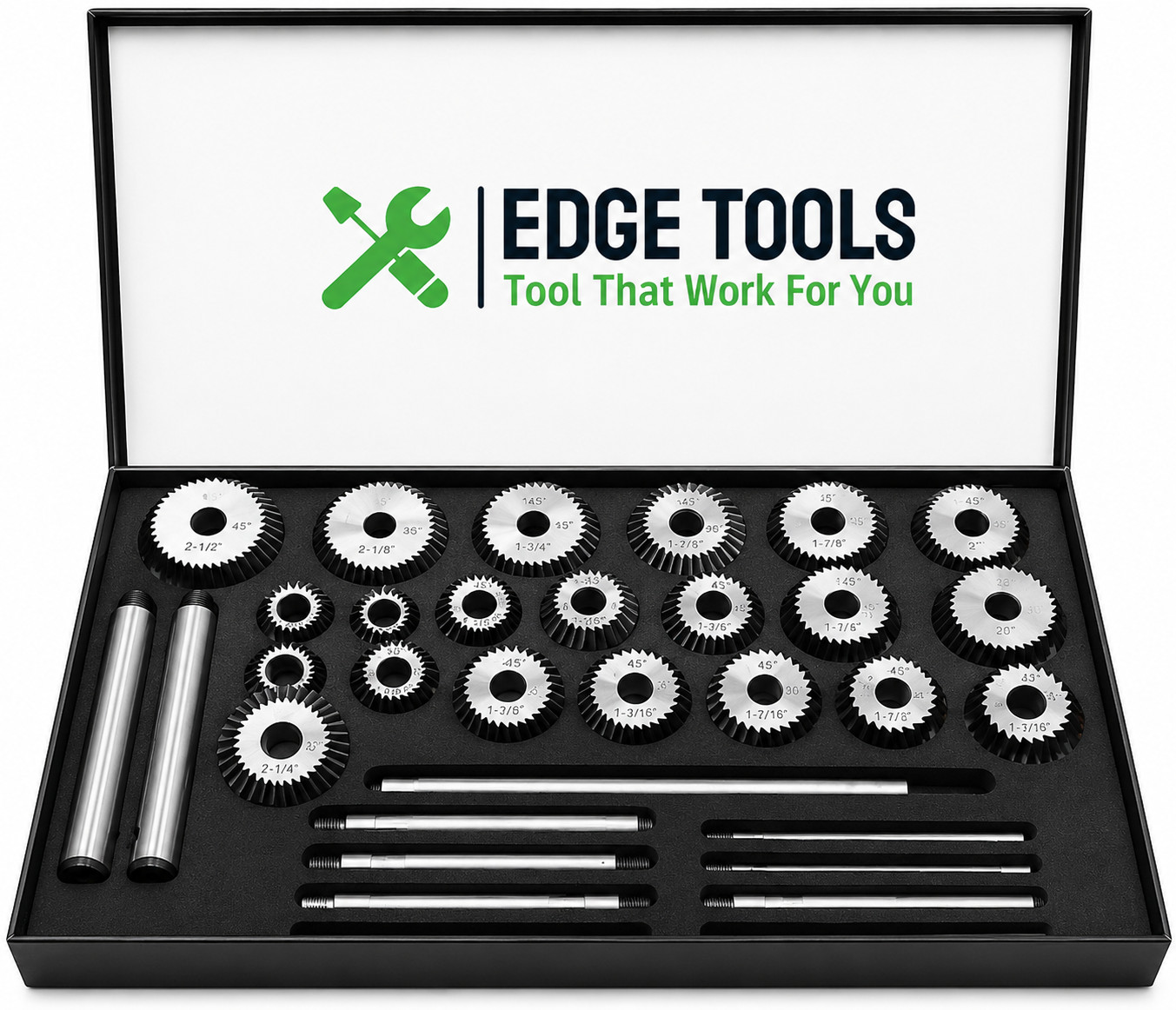NEW 21Pc Valve Seat Cutter Set Carbon Steel Face Cutters 8 Pilots Metal Case USA NEW 21Pc Valve Seat Cutter Set Carbon Steel Face Cutters 8 Pilots Metal Case USA