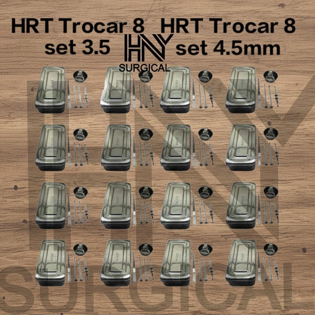 16 Sets HRT Trocar 3.5 mm & 4.5mm Hormone Replacement Pellet Insertion Kit